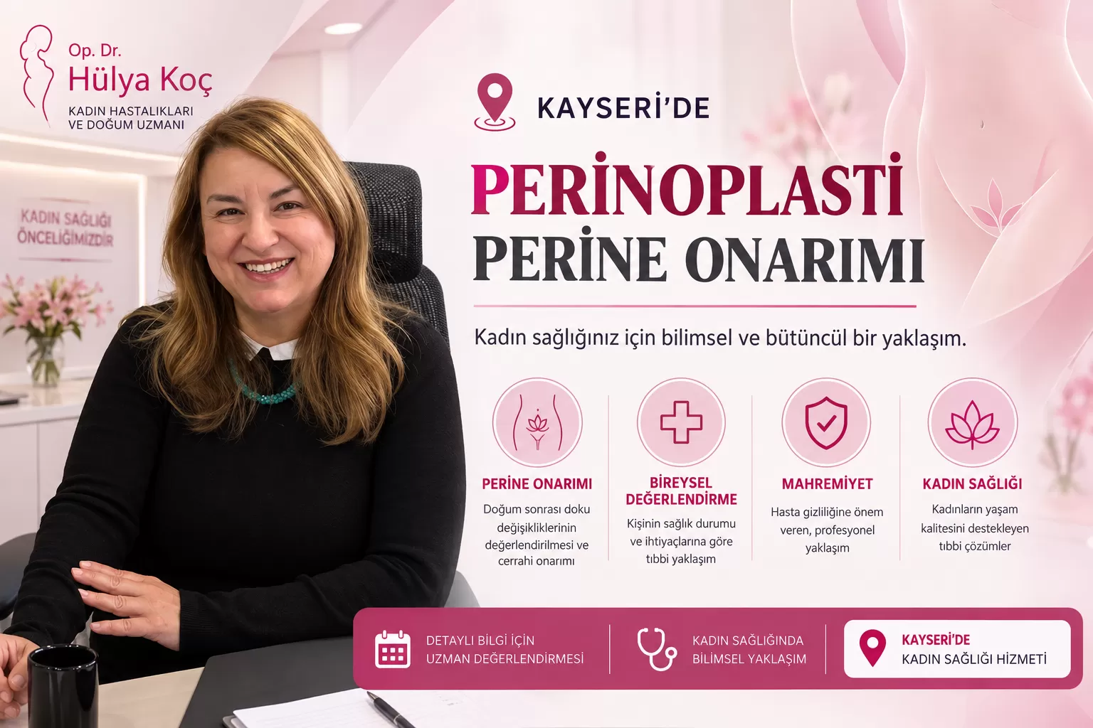 Kayseri Perine Onarımı ve Perinoplasti | Op. Dr. Hülya Koç